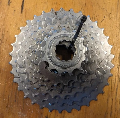 Vintage Shimano Wide Range Hyperglide HG-70 "K" Cassette - 13-34T, 7-Speed - Image 1 of 4