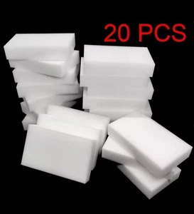 Gomas de borrar Magic Sponge 20 piezas | Espuma limpiadora de melamina para uso doméstico - Imagen 1 de 5