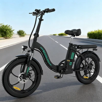 KOOLUX BK6S Electric Bike Folding 20'' 48V 13AH 100KM Range E-City Bike Off-road - Image 1 of 4
