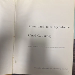 Man and his Symbols by Carl G. Jung - 1964, Hardcover, Dust Jacket - Doubleday - Foto 1 di 3