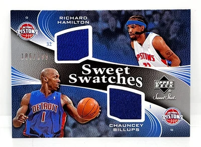 HAMILTON / BILLUPS /199 RELIC ~ 2006-07 UD SWEET SHOT / SWEET SWATCHES #SSD-HB - Image 1 of 2