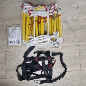 ISOP Rettungsleiter 10m MIT SICHERUNGSGURT Brandschutzleiter unbenutzt - Bild 1 von 1
