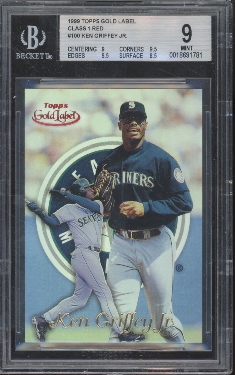 Ken Griffey Jr Topps Serial Numbered Baseball Trading Cards