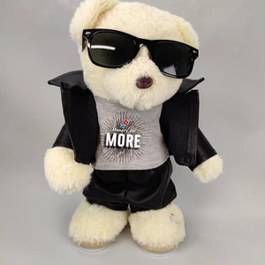 Domino's Pizza Plush Bear Sings Rebel Yell Billy Idol Voice Dances 12” - Picture 1 of 9