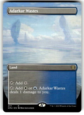 Adarkar Wastes (Borderless) Dominaria United Regular MTG - Image 1 of 2