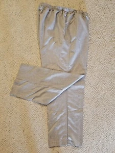 Investments Womens Plus  Pull On Pants 100% Polyester-Size 24W -Black & Gray - Picture 1 of 4