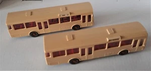 Wiking Nr. 701  -2- MB 0 305 Stadt- Linienbus beige Zoo und Rathaus - Bild 1 von 3