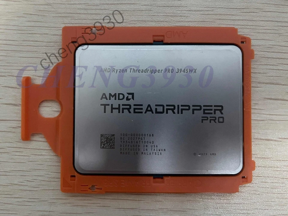 AMD Ryzen Threadripper Pro 3945wx  12 Core 4.0Ghz swrx8 CPU Processor Unlocked - Image 1 of 1