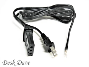Cable de alimentación controlador de pie de plomo de 3 clavijas, LC700/8000, BABYLOCK BERNINA BROTHER+  - Imagen 1 de 3