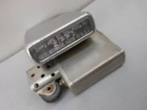 Vintage Zippo 3-Barrel Plain Lighter, 1947-1948, VG Condition, Used - Picture 1 of 4