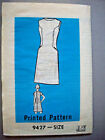 1960's? Sleeveless fitted summer dress womens pattern 9427 size 12 