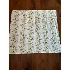 April Cornell Square Tablecloth Floral Green Maroon