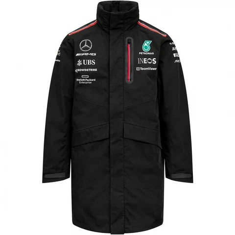 Mercedes AMG Petronas F1 Team Rain Jacket 2023 Cover
