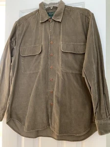 Vintage Ralph Lauren Polo Country braun Cord Loop Kragen Hemd 9 10 M 12 L - Bild 1 von 8