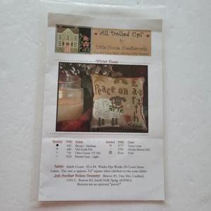 Winter Sheep Cross Stitch Ornament Pattern Little House Needleworks All Dolled U - Picture 1 of 2