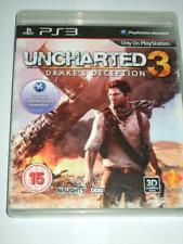Uncharted 3 Drakes Deception for Playstation 3  PS3 "FREE P&P"