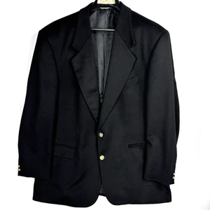 Blazer Abrigo Chaqueta Para Hombres Talla 48 L Largo Negro Baumadi's 100% Loro Piana Cachemira - Imagen 1 de 12