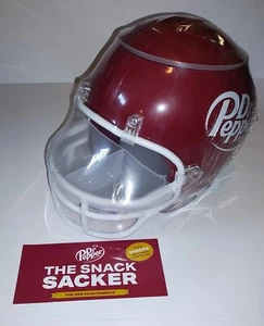 Casco calcio Dr Pepper Snack Chips & Dip nuovo sigillato ciotola edizione limitata - Foto 1 di 6