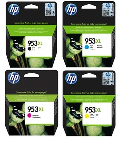 Original HP 953XL 4er Set Tinte Patronen Officejet Pro 7740 8210 8710 8730 8740 - Afbeelding 1 van 1