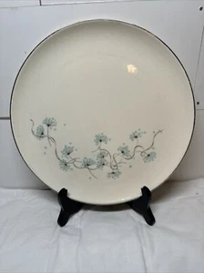 Taylor Smith & Taylor Blue Lace Dandelion Vintage Dinner Plate 10" - Picture 1 of 7