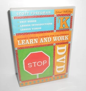 LEARN AND WORK DVD by Scott Foresman GRADE K History - Social Science for Calif. - Picture 1 of 3