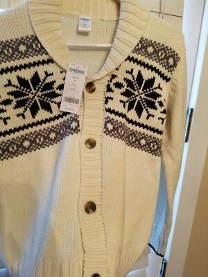Gymboree sweater - winter print snowflake New with tags - Image 1 of 4