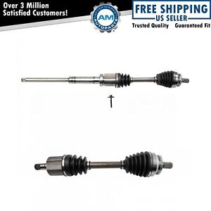 Front Complete CV Axle Shaft Assembly LH RH Pair 2pc for Volvo XC70 AWD