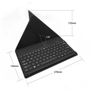 Lenovo W500 Wireless Bluetooth Keyboard For Apple iPad iPhone Samsung Universal - Picture 1 of 6