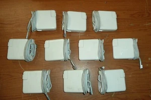 Lot of 10 Genuine Apple MagSafe 1 60W Power Charger A1344 MacBook AC adapter - Picture 1 of 2