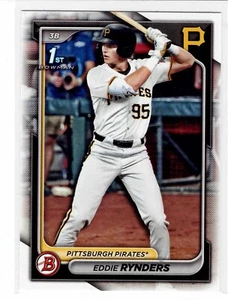 Eddie Rynders Piratas de Pittsburgh 2024 Bowman Draft 1er Bowman ** - Imagen 1 de 2