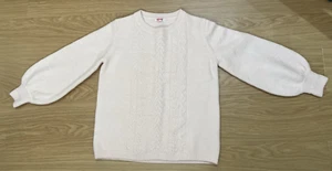 Ladies Damart Thermolactyl Pink Warm Knitted Long Sleeve Jumper Size 14 / 16 - Picture 1 of 7