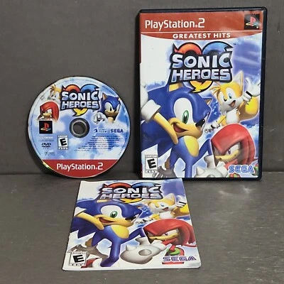 Sonic Heroes PlayStation 2 PS2 Complete Greatest Hits - Image 1 of 4