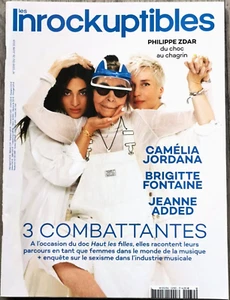 LES INROCKUPTIBLES N° 1230/26 JUIN 2019/CAMELIA JORDANA/BRIGITTE FONTAINE/ADDED - Imagen 1 de 4