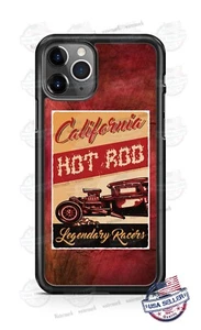 California Hot Rod Racer Phone Case Cover For iPhone 11 Pro Samsung Google 4 LG - Picture 1 of 4