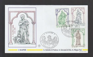 Ciudad del Vaticano Sc# 993-95 de hermoso FDC 1995 - 3 cumpleaños de santos - Imagen 1 de 1