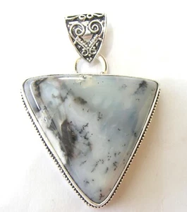 Handmade Sterling Silver Antique Pendant In Ocean Zesper FREESHIP 103 - Picture 1 of 3
