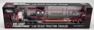 Kenworth K100 Semi Truck w/ Fontaine Magnitude Lowboy Trailer By DCP 1/64 Scale - Picture 1 of 14
