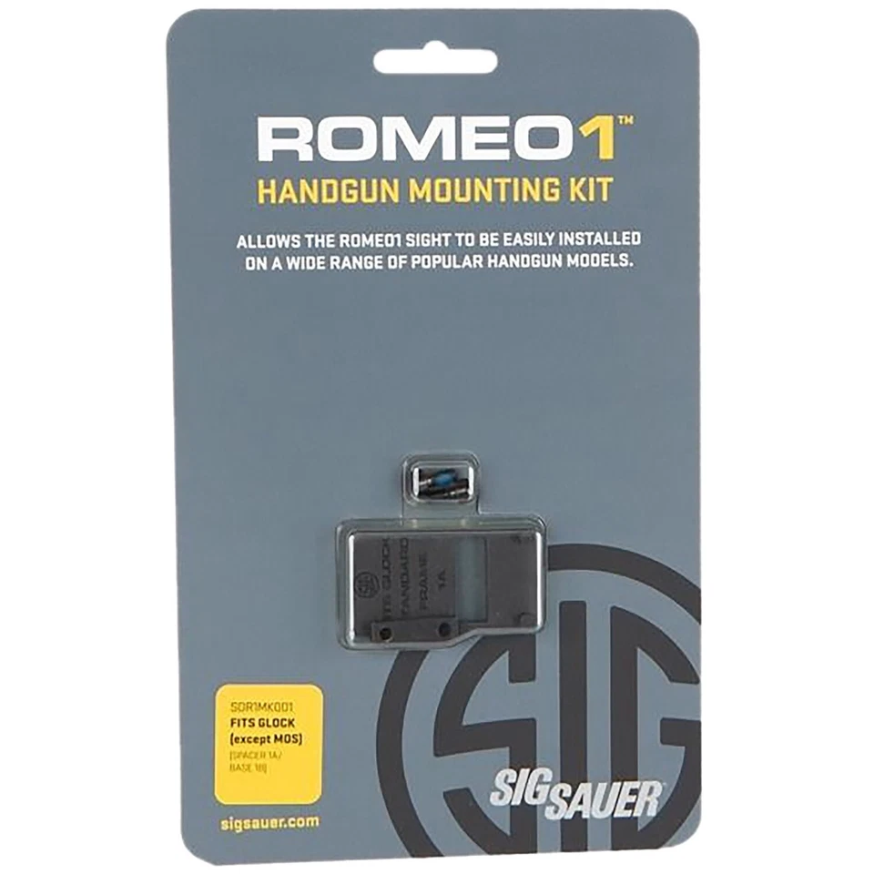 Sig Sauer Romeo1 Handgun Mount Kit Glock Black SOR1MK001