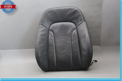 07-15 Audi Q7 Quattro Front Right Passenger Upper Seat Cushion Leather Black Oem - Image 1 of 4