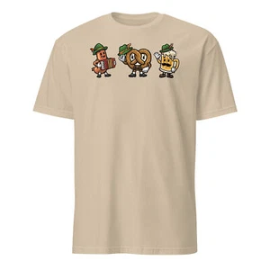 Lustiges Oktoberfest Shirt Brezel Bier Bratwurst Deutsche Party T-Shirt Gr. S-3XL - Bild 1 von 18