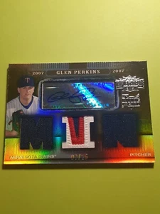 Glen Perkins Certified Autograph Limited /25 Topps Triple Threads Rookie NM-M - Picture 1 of 24