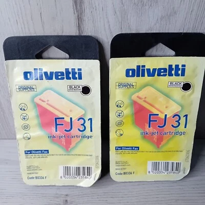 OLIVETTI FJ31 BLACK INK BUNDLE NEW IN BOX - ORIGINAL - Image 1 of 4