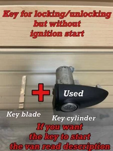 2007-2018 Mercedes Dodge Sprinter Key Door Cylinder Lock with key blade - Picture 1 of 1