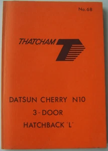Datsun Cherry N10 3 Door Thatcham Guide Motor Insurance Repair Research Centre - Picture 1 of 1
