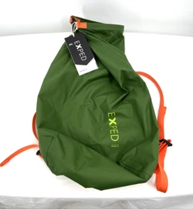 Saco de cosas enrollables impermeable verde bosque Exped Splash 15 - Imagen 1 de 7