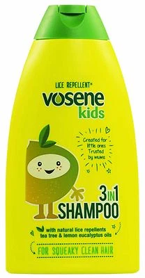 VOSENE KIDS 3 IN 1 SHAMPOO WITH NATURAL LICE REPELLENT - 250ML - Image 1 of 3