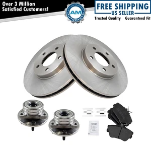 Front Brake Pad & Rotor Kit Fits 96-07 Ford 95-02 Lincoln 01-05 Mercury - Picture 1 of 10
