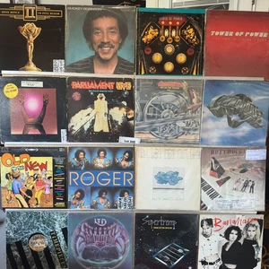 16 LP Vinyl Lot G-EX Funk Soul Rock Parliament Commodores LTD Tower of Power - Imagen 1 de 6