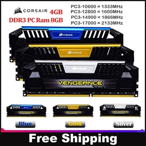 Corsair Vengeance DDR3 4GB 8GB 1333 1600 1866 2133 2400 Desktop Memory RAM NEW - Afbeelding 1 van 6