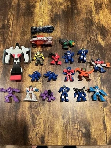 Lotto di 10 minifigure Transformers Robot Heroes 2" Hasbro usate *leggi* - Foto 1 di 19